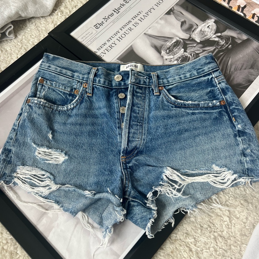Agolde denim shorts